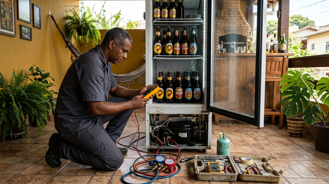 Reparo de Cervejeira Residencial em Joinville‑SC